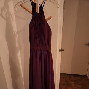 Sorella vita burgundy dress